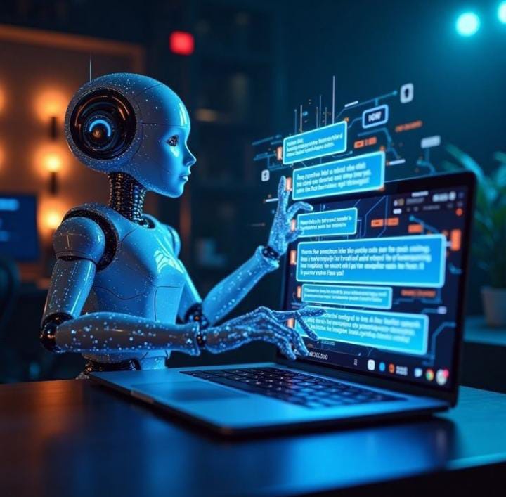 صورة توضيحية لمسار الذكاء الاصطناعي